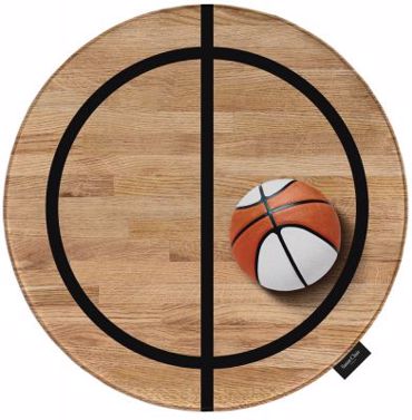 SAINT CLAIR Στρογγυλό Χαλί softy HOOP Δ100ΕΚ 1787086221014