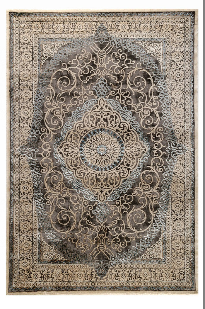 Tzikas Carpets Set Xalia Krebatokamaras ELITE Ggri/Mple 67x150/67x230 16954-953