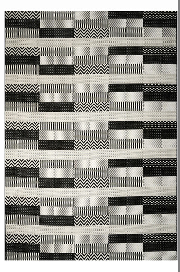 Tzikas Carpets Χαλί MAESTRO Μαύρο/Κρεμ 160x230cm 32005-961