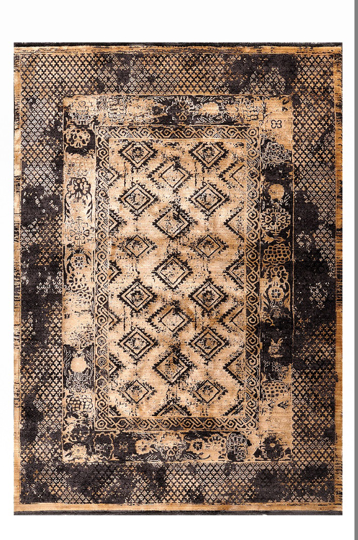 Tzikas Carpets Set Xalia KARMA Bez/Kafe/Ggri/Xruso 70x150/70x235 00156-975