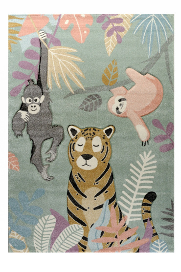 Tzikas Carpets Παιδικό Χαλί DIAMOND Πράσινο/Μέντα 133x190cm 63905-040