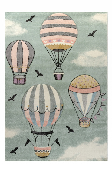 Tzikas Carpets Παιδικό Χαλί DIAMOND Πράσινο/Μέντα 133x190cm 64047-040