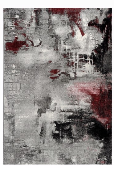 Tzikas Carpets Σετ Χαλιά Κρεβατοκάμαρας SKY Γκρι/Μαύρα 67x150/67x230 20754-098