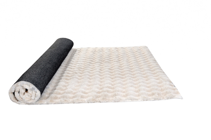 Tzikas Carpets Set Xalia Krebatokamaras FUZZY Bez 66x140/66x220 26164-060