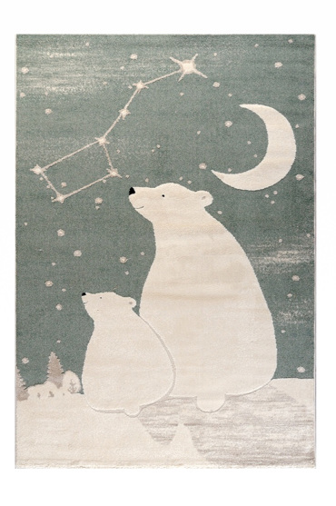 Tzikas Carpets Παιδικό Χαλί ELIOT Πράσινο-Μέντα 80x150cm 67649-040