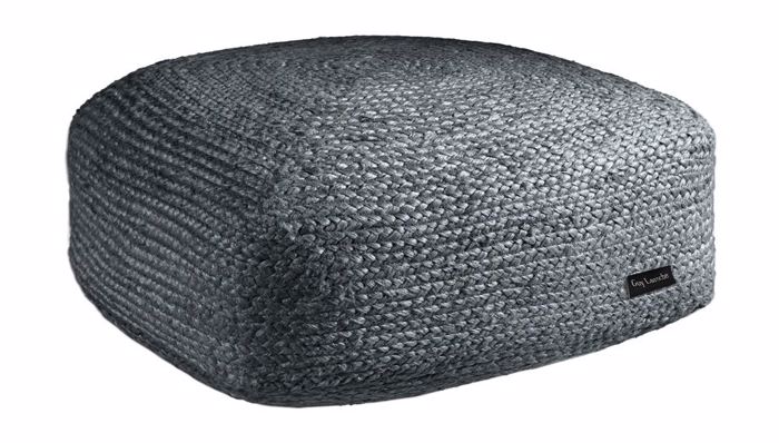Guy Laroche Pouf apo Gouta Boho Anthracite 50x50x25cm