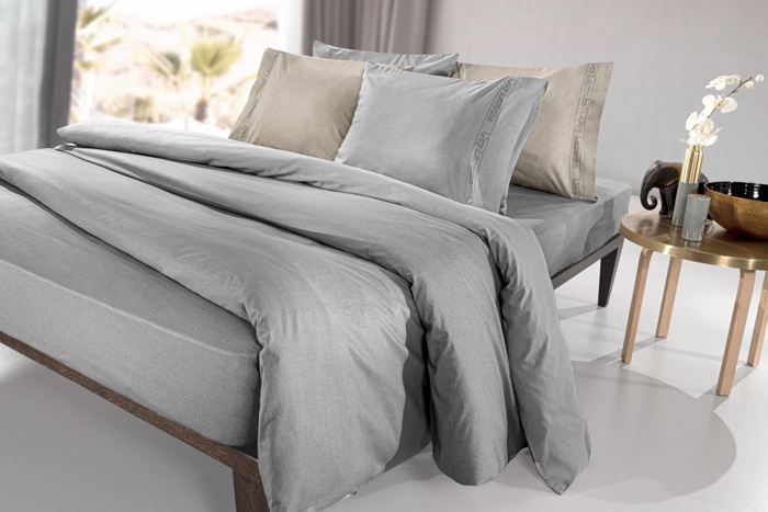 Guy Laroche Mono Sentoni Easy Iron me Lastixo Color Plus Silver 100x200cm