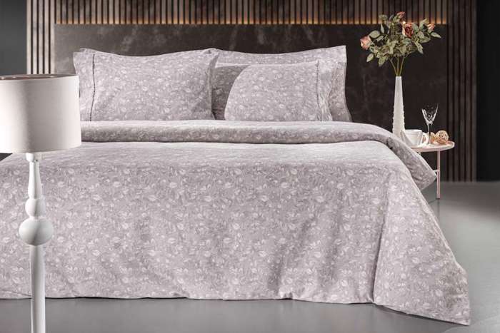 Guy Laroche Set Paplomatothiki kai Duo Maxilarothikes Eloide Melanze Flannel 225x245cm