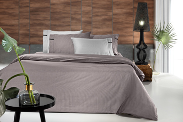 Guy Laroche Υπέρδιπλη Παπλωματοθήκη Minimal Melanze 225x245cm