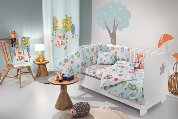 Saint Clair Set Brefika Sentonia 115x170cm kai Maxilarothiki 30x40cm Timber Mint