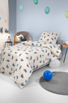 Saint Clair Set Paidika Sentonia 165x250cm kai Maxilarothiki 50x70cm Pet Blue