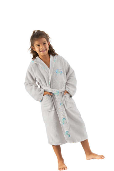 Saint Clair Παιδικό Μπουρνούζι Pinto Aqua 4-6 Ετών