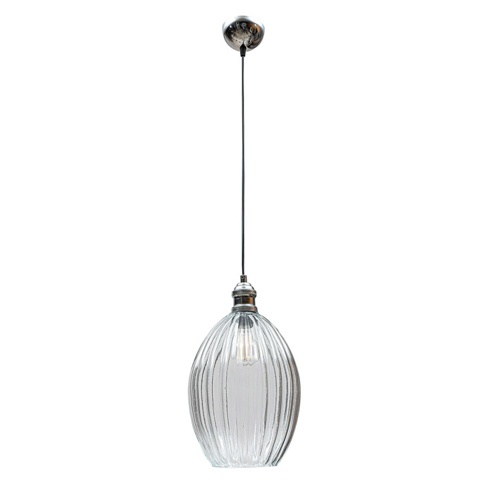 ArLight Kremasto Fotistiko Orofis PDT 1455 TR Monofoto Metalliko/Gyalino Diafano 22x128cm E27 0083565