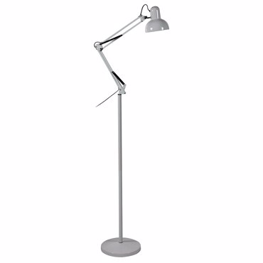 ArLight Φωτιστικό Δαπέδου Γραφείου FLC 930 SL Μονόφωτο Μεταλλικό Γκρί 48x167cm Ε27 0154050