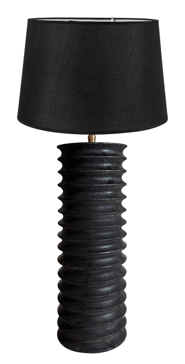 ArLight TLI 6332 40BK Επιτραπέζια Λάμπα Μαύρη Ξύλινη με Ραβδώσεις και Αμπαζούρ Μαύρο 1xE27 Φ40x71.5cm 02010038 ArLight TLI 6332 40BK Επιτραπέζια Λάμπα Μαύρη Ξύλινη με Ραβδώσεις και Αμπαζούρ Μαύρο 1xE27 Φ40x71.5cm 02010038