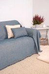 Biokarpet Home Naf-Naf Highline Rixtari Poluthronas Denim Ble 180x180cm 358-154