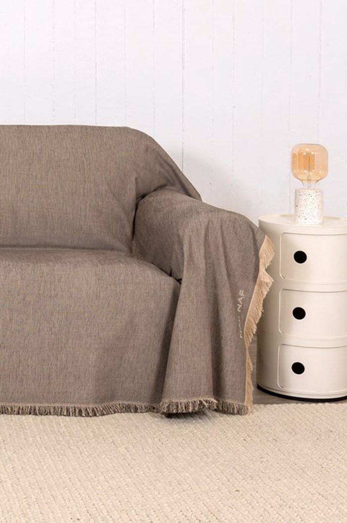 Biokarpet Home Naf-Naf Highline Rixtari Poluthronas Kafe-Ggri 180x180cm 358-170