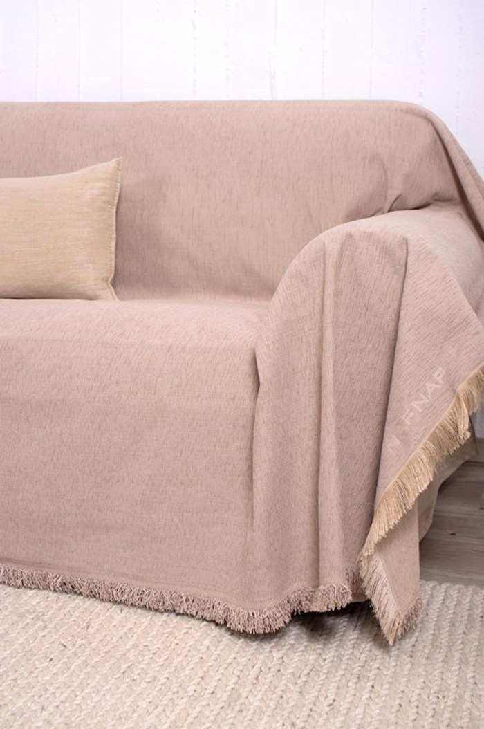 Βιοκαρπέτ Home Naf-Naf Highline Ριχτάρι Πολυθρόνας Μπεζ 180x180cm 358-135 Biokarpet Home Naf-Naf Highline Rixtari Poluthronas Bez 180x180cm 358-135