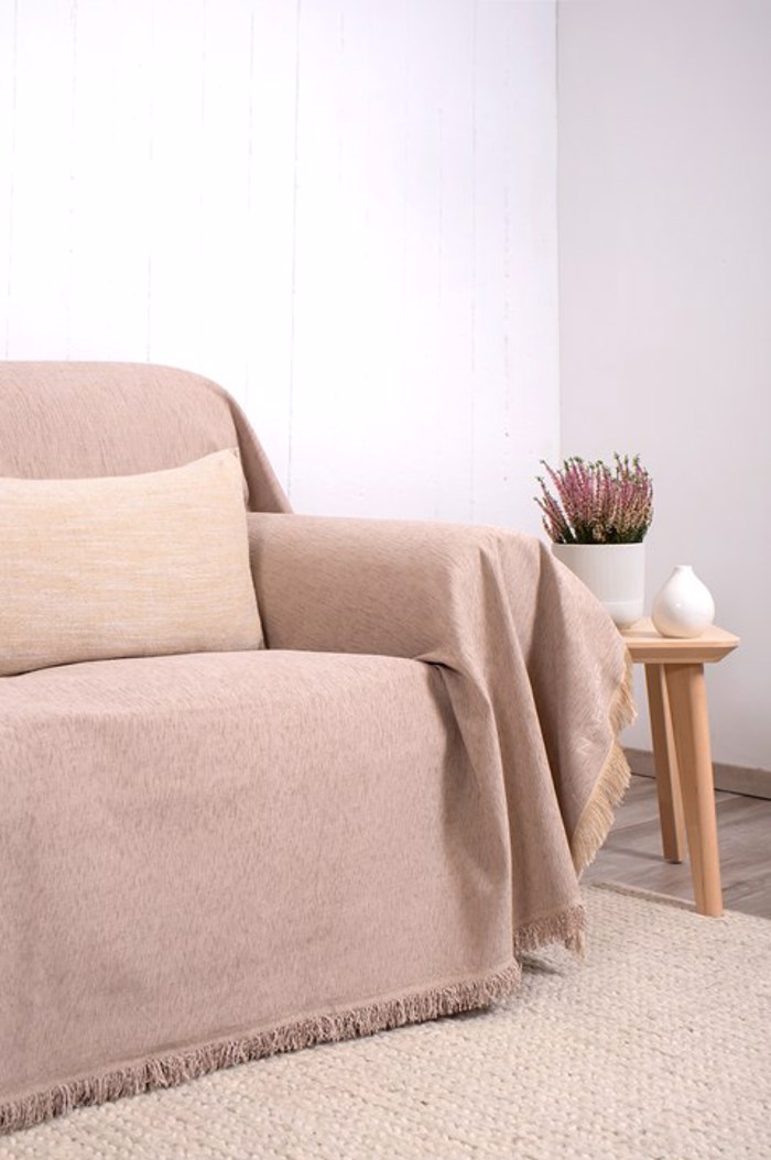 Βιοκαρπέτ Home Naf-Naf Highline Ριχτάρι Πολυθρόνας Μπεζ 180x180cm 358-135 Biokarpet Home Naf-Naf Highline Rixtari Poluthronas Bez 180x180cm 358-135