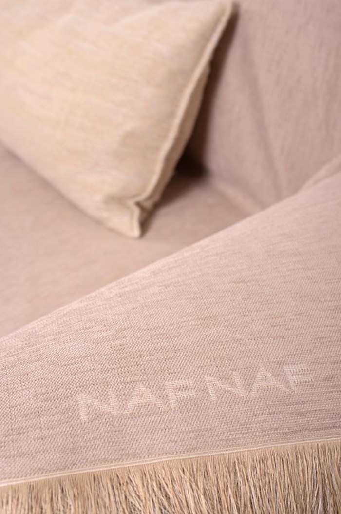 Βιοκαρπέτ Home Naf-Naf Highline Ριχτάρι Πολυθρόνας Μπεζ 180x180cm 358-135 Biokarpet Home Naf-Naf Highline Rixtari Poluthronas Bez 180x180cm 358-135