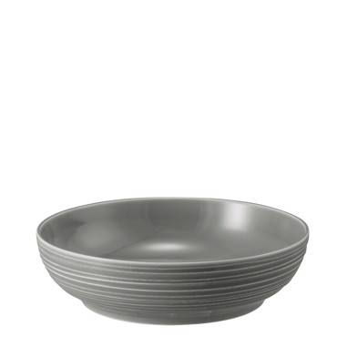 Σαλατιέρα Στρογγυλή Πορσελάνης Γκρι Φ25.5X6.6cm 001.764996K2 Espiel