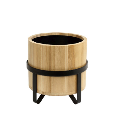 Σαμπανιέρα BAVARIA Ξύλινη Επιτραπέζια L Φ28x27.5cm AST860 Espiel