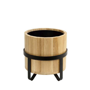 Σαμπανιέρα BAVARIA Ξύλινη Επιτραπέζια M Φ24x25cm AST861 Espiel