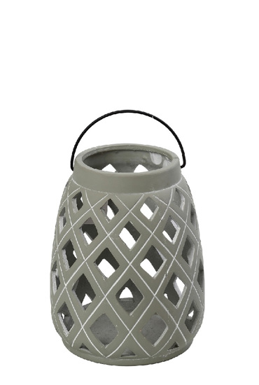 Espiel Φανάρι Γκρι 15.5Χ15.5Χ18.5εκ ERT365