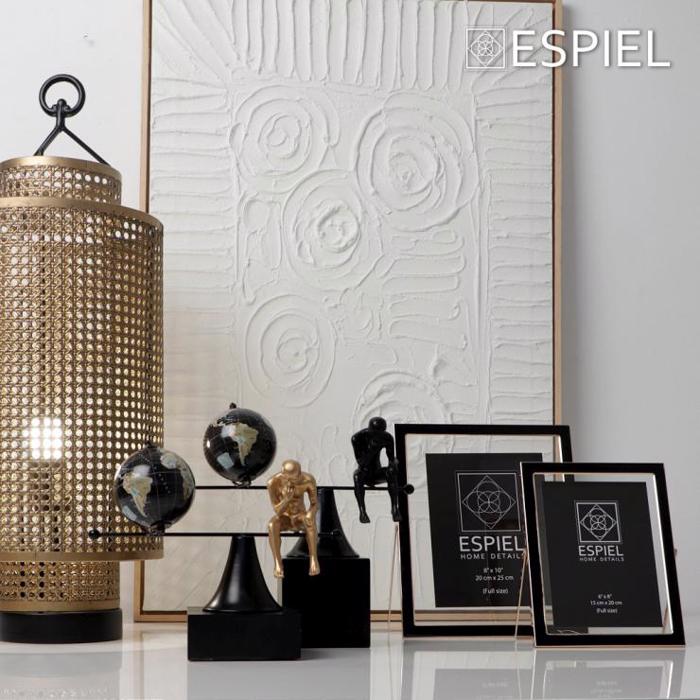 Korniza Metalliki Mavri/Xrusi 10x15cm FAM609 Espiel