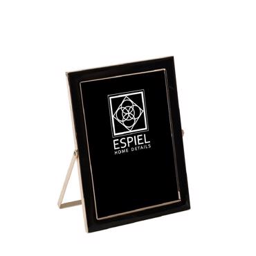 Κορνίζα Μεταλλική Μαύρη/Χρυσή 15X20cm FAM611 Espiel