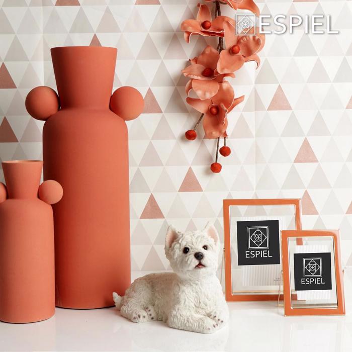 Korniza Metalliki Portokali-Xrusi 20x25cm FAM624 Espiel