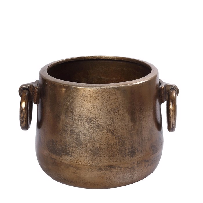 Sampaniera Alouminiou Bronze me Labes 31x25x20cm FLA315 Espiel