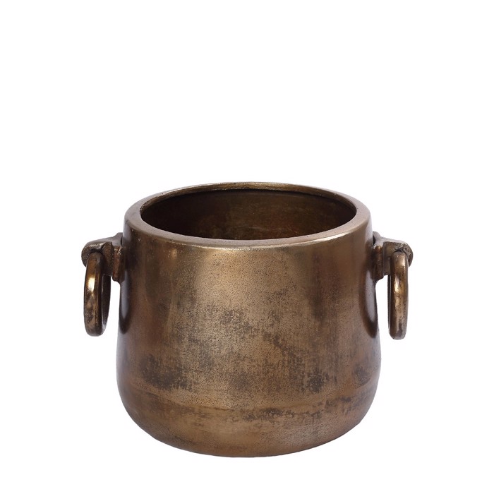 Sampaniera Alouminiou Bronze me Labes 26x20x17cm FLA316 Espiel