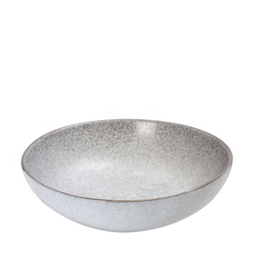 Πιάτο Βαθύ ''ETNA OFF WHITE'' Stoneware Γκρι Φ21x5cm FRL208K4 Espiel
