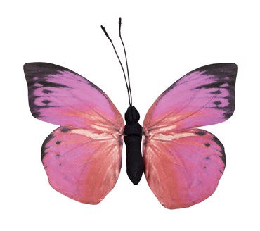 Διακοσμητικό Τοίχου Πεταλούδα Χάρτινο Ροζ 80Χ70Χ7εκ FTE325K3 Espiel