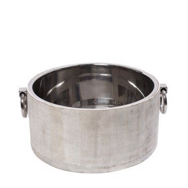 Ποντσιέρα Ανοξείδωτη με Φύλλο Ξύλου Φ47x20cm GET424 Espiel