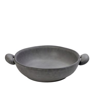 Μπωλ με Λαβές ''CANYON'' Stoneware Γκρι Σκούρο 25x18x8cm GMT412K2 Espiel