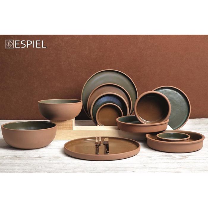 Μπωλ Κουπ AIDA Stoneware Πράσινο Φ18x7cm HEV101K6 Espiel Bol Koup AIDA Stoneware Prasino F18x7cm HEV101K6 Espiel