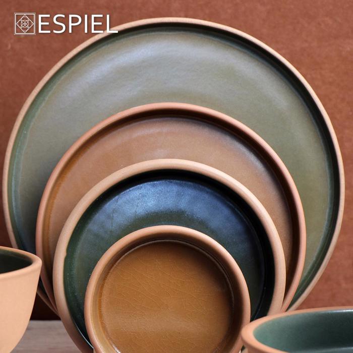 Μπωλ Κουπ AIDA Stoneware Πράσινο Φ18x7cm HEV101K6 Espiel Bol Koup AIDA Stoneware Prasino F18x7cm HEV101K6 Espiel