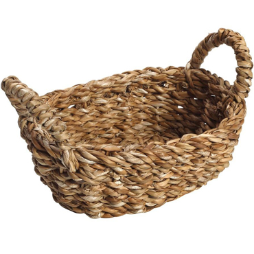Ψωμιέρα Οβάλ με Χερούλια από Seagrass 28x18x10cm KAG126 Espiel