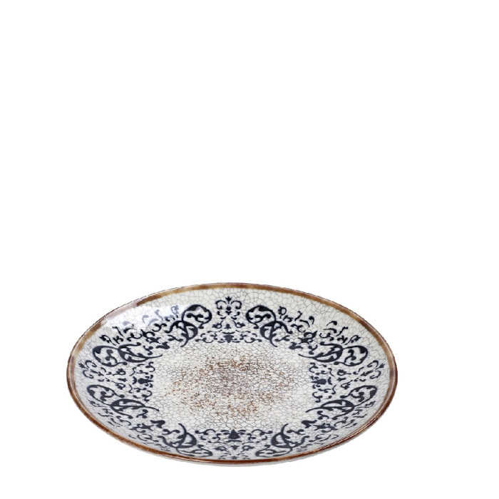 Piato Rixo ''Mosaico'' Porselanis Bez F21x2.5cm KNJ106K6 Espiel