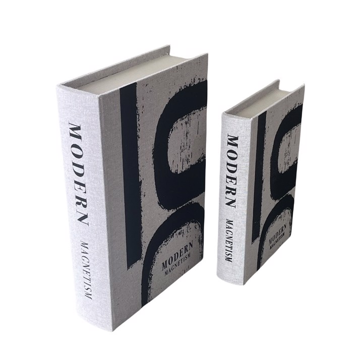 Set ton 2 Kouti MDF ''Biblio'' Lefko 30x20x6.5cm/24x15x4.5cm KOB102 Espiel