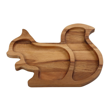 Ξύλινο Πλατό Σερβιρίσματος ''Σκίουρος'' 2 Θέσεων 28Χ20.5εκ KOP118 Espiel