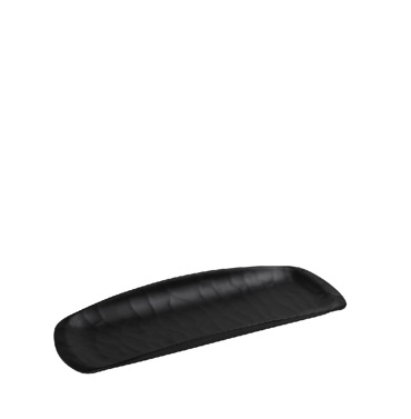 Black Γόνδολα Ορθ. 21Χ8.5εκ Wavy Matte Μελαμίνης MLB382K96-6 Espiel