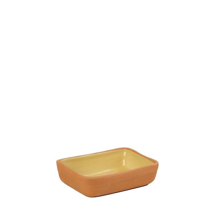 Purimaxo Orthognio Bol apo Terracotta Kitrino 16.5x12x4.5cm NAK134K12-1 Espiel