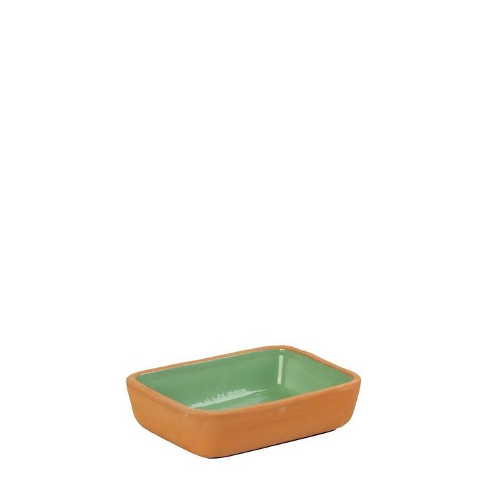 Purimaxo Orthognio Bol apo Terracotta Prasino 16.5x12x4.5cm NAK135K12-1 Espiel