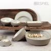 Piato Bathu ''SPIRIT'' Stoneware Bez Nordic/Step F15.3x2.7cm NIC704K6 Espiel