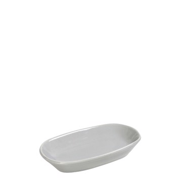 Συνοδευτικό Πιάτο Ορθογώνιο 'ESSENTIALS' Πορσελάνης Γκρί 12x7x2cm OWA111K12 Espiel