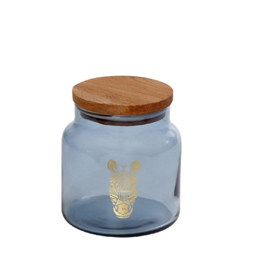 Δοχείο Γυάλινο Μπλε με Καπάκι Φ10X11cm 635ml RAB627 Espiel