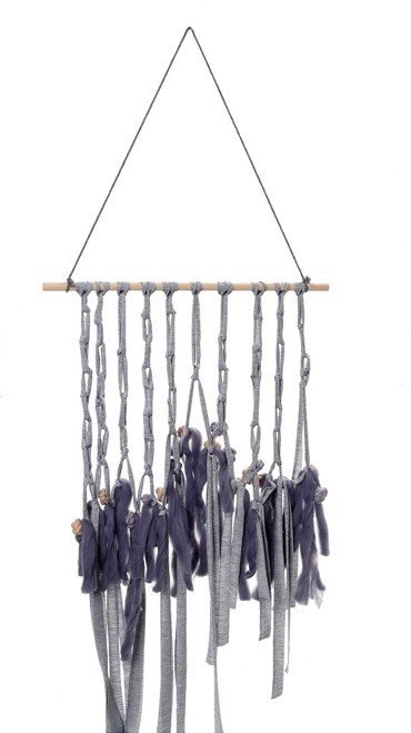 Διακοσμητικό Τοίχου Πλεκτό Γκρι 76εκ RAZ134 Espiel